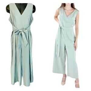 Francesca's Mi Ami Tie Waist Jumpsuit - NEW